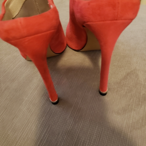 🔥 Red SUEDE Mules. - Picture 3 of 8